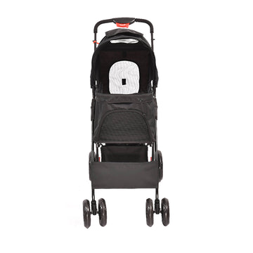 PaWz 4 Wheels Pet Stroller Dog Cat Cage Puppy Pushchair Travel Walk Carrier Pram PaWz